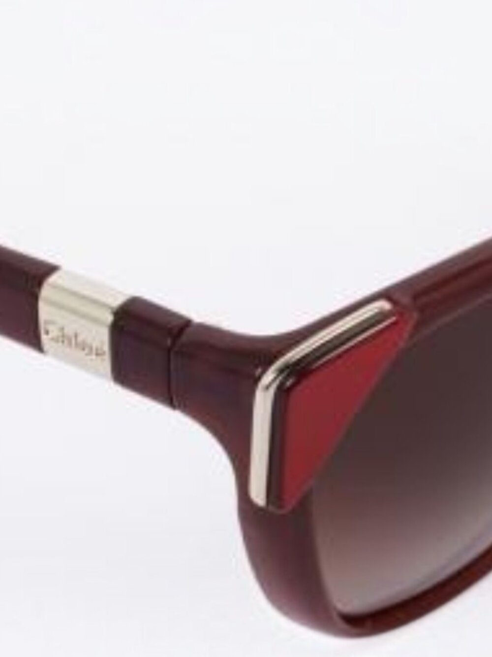 Chloë CE600S Bordeaux Oversized Cat Eye Made In Italy 60 14 135 Sunglasses - Picture 9 of 11